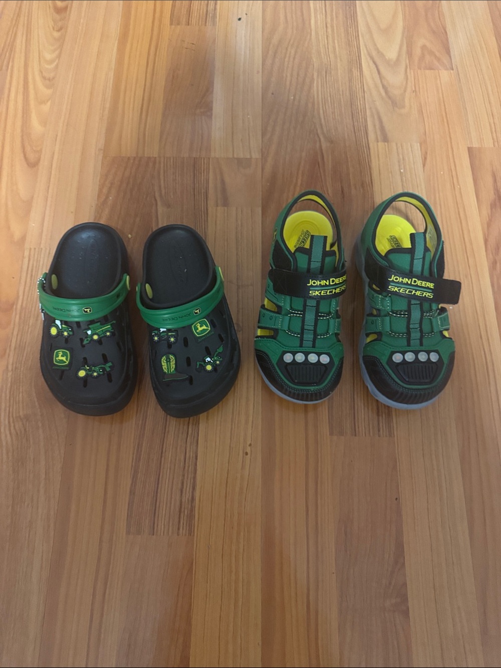 Skechers John Deere Green and Yellow Kids Sandal & Clog Duo